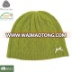 Merino wool womans winter plain hats knitted